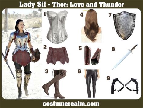 lady sif cosplay|Lady Sif Costume Guide: Unleash Your Inner Warrior